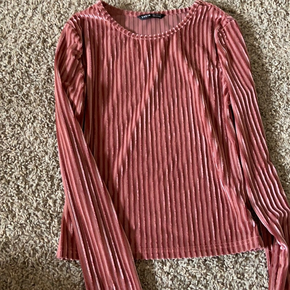 Velvet long sleeve